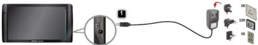 ARCHOS Arnova 10 G2 - Charging the Battery - 3