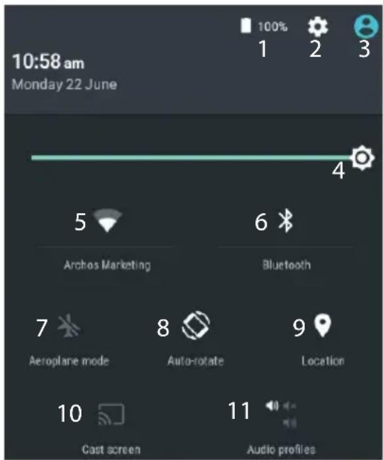 ARCHOS Helium Lite 101 - The Android™ Interface - 1