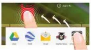 ARCHOS Helium Lite 101 - Removing a home screen item: - 1