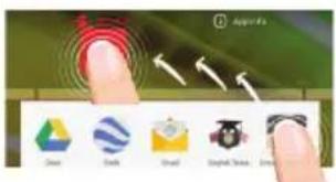 ARCHOS Helium Lite 101 - Usuwanie elementu z ekranu glówno: - 1