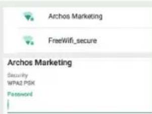 ARCHOS Helium Lite 101 - WiFi connection - 4