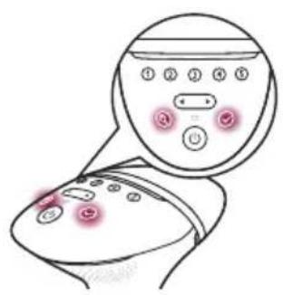 PHILIPS Lumea Prestige BRI949 - Selección de la intensidad de la luz - 1