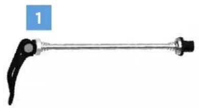 THULE 20100765 - 5 mm Ultvalnaven met quick release-kliksystem - 2