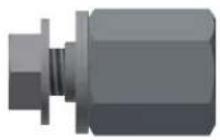 THULE 20100765 - Adapter voor interne naafkoppeling Shimano, 3/8x26 - 1