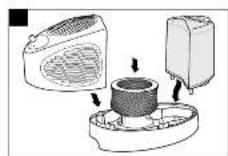 BONECO AOS E2251 - Remplacement du filtré d'évaporation - - 31