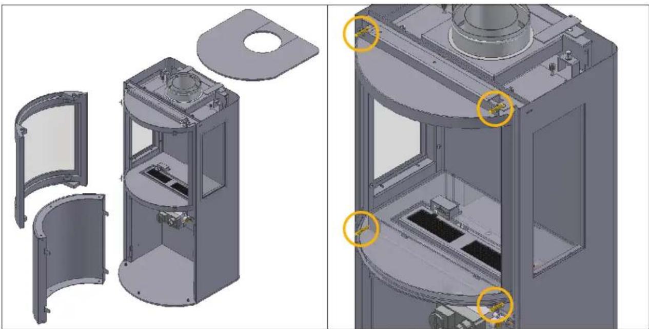 WANDERS Balsa 75 - Opening the stove - 1