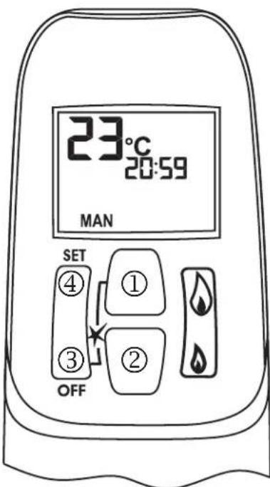 WANDERS Balsa 75 - Setting the remote control handset - 2