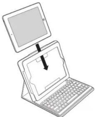 KENSINGTON KeyFolio Pro - Het toetsenbord aansluien op uw iPad - 1