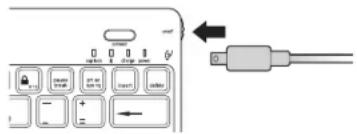 KENSINGTON KeyFolio Pro - Ladowanie akumulatora - 1