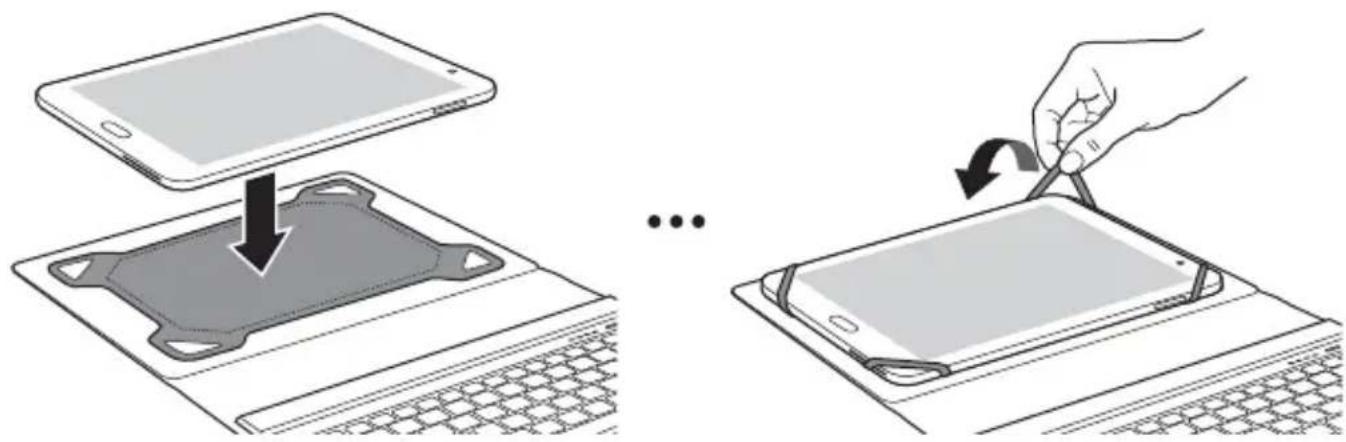 KENSINGTON KeyFolio Fit - Instalace tabletu - 1