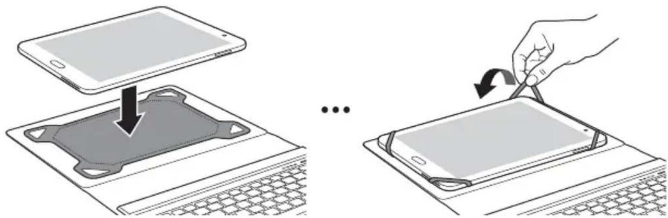 KENSINGTON KeyFolio Fit - A tablagép telepitése - 1