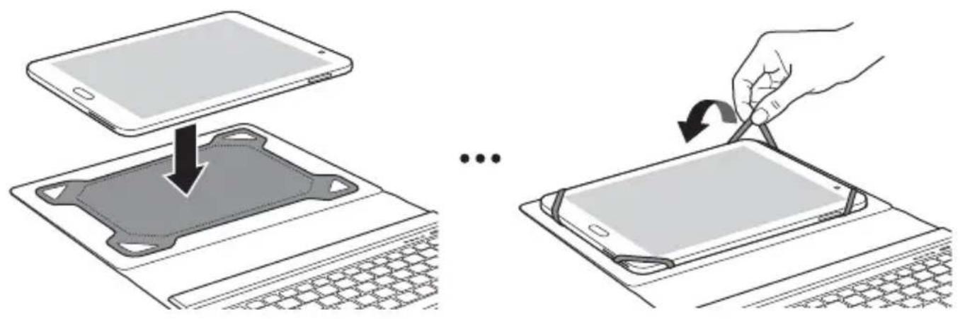 KENSINGTON KeyFolio Fit - Installazione del tablet - 1