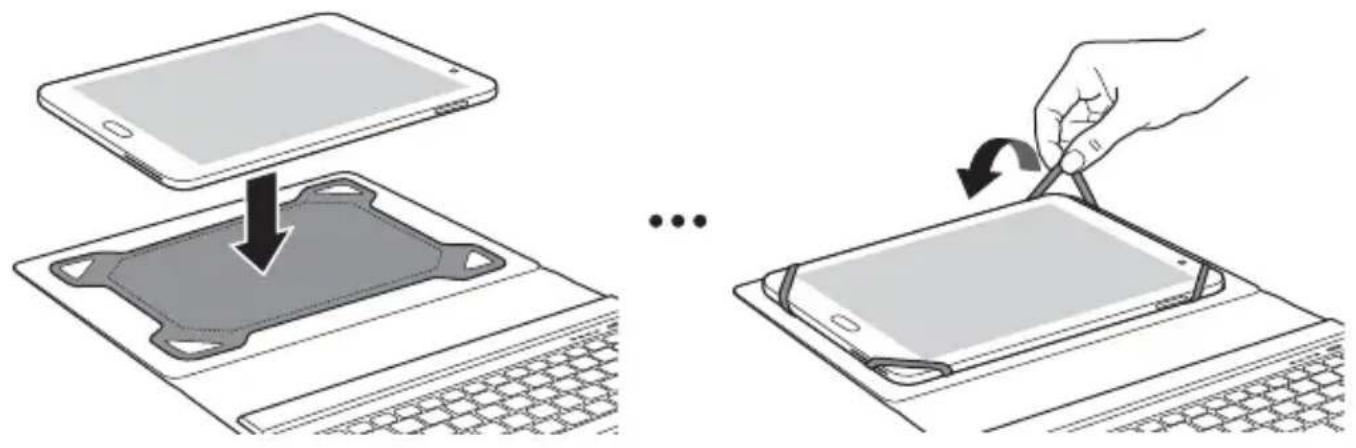 KENSINGTON KeyFolio Fit - Installing Your Tablet - 1