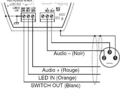 SHURE MX418DC - Scheme de cablage - 1