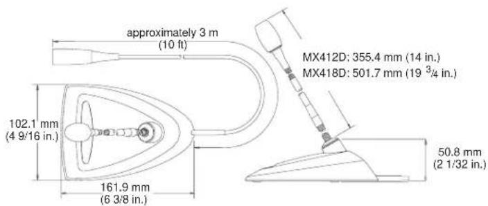 SHURE MX418DC - Microfoni da cavolo - 1