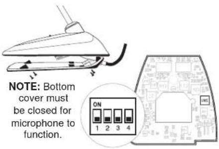 SHURE MX418DC - DIP Switches - 1