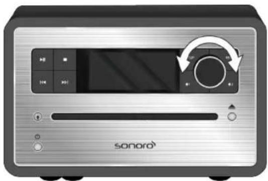 SONORO CD 2 - Setting the volume - 1