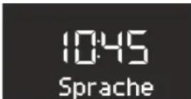 SONORO CD 2 - Displaysprache einstellen - 1