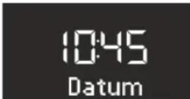 SONORO CD 2 - Datum ein-/ausschalten - 1