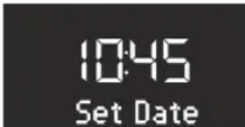 SONORO CD 2 - Setting the date manually - 1