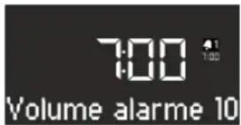 SONORO CD 2 - Réglement du volume sonore du réveil - 1