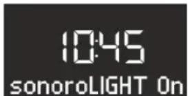 SONORO CD 2 - Switching the light on and off - 1