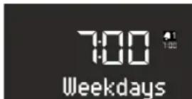 SONORO CD 2 - Setting the alarm repetition - 1