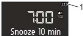 SONORO CD 2 - Setting the Snooze function - 1