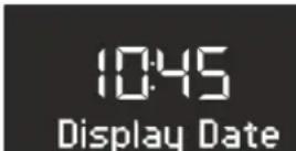 SONORO CD 2 - Switching the date on/off - 1