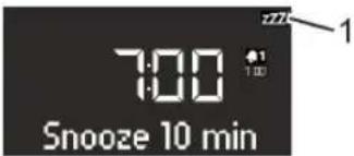 SONORO CD 2 - Impostazione della funzione snooze - 1