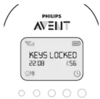 PHILIPS AVENT SCD723 - Key lock - 1