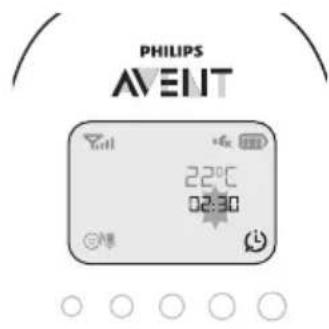 PHILIPS AVENT SCD723 - Temporizador da alimentacao - 1