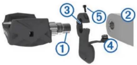 GARMIN Vector 2 - Installation de la pédale de gauche et du boitier de pédale - 1