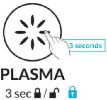 3 seconds PLASMA 3 sec /