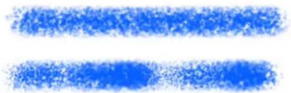 COREL Painter 2019 - options de la zone Aérographe - 6