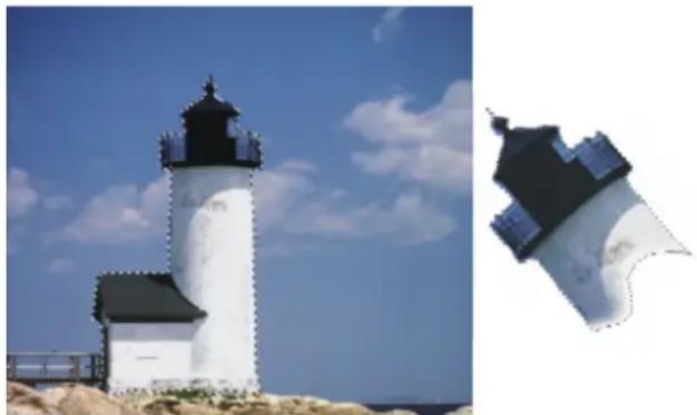 COREL Painter 2019 - Pour prélever une zone d'une image en utilisant une sélection d'origine - 1