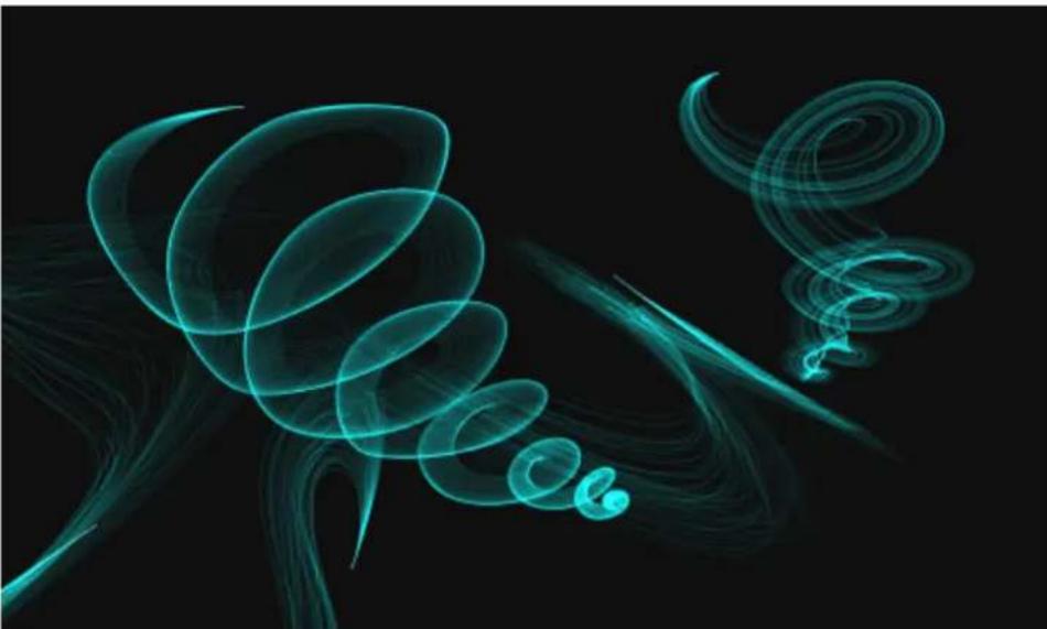 COREL Painter 2019 - Styles de particules à attraction magnétique - 1