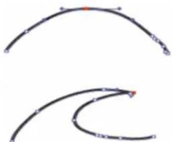 COREL Painter 2019 - Utilisation des lignes de Bézier - 3