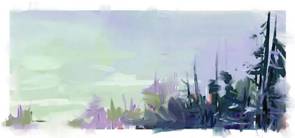 COREL Painter 2019 - Amélioration ! Technologies de style liquide et délavé - 1
