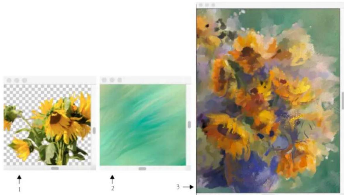 COREL Painter 2019 - Utilisation des sources de réplique - 1
