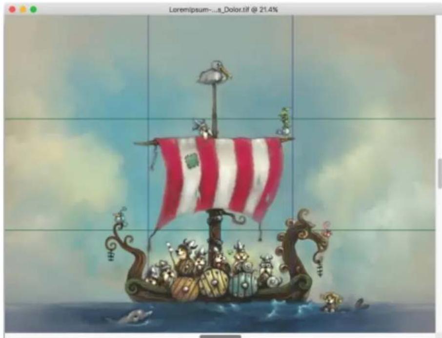 COREL Painter 2019 - Utilisation de la grille de mise en page - 1