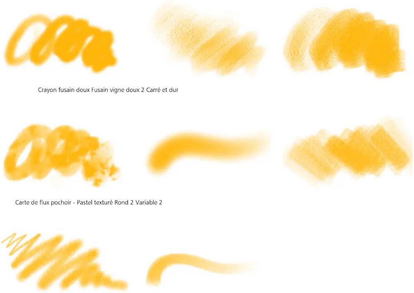 COREL Painter 2019 - Craies, pastels et crayons - 4