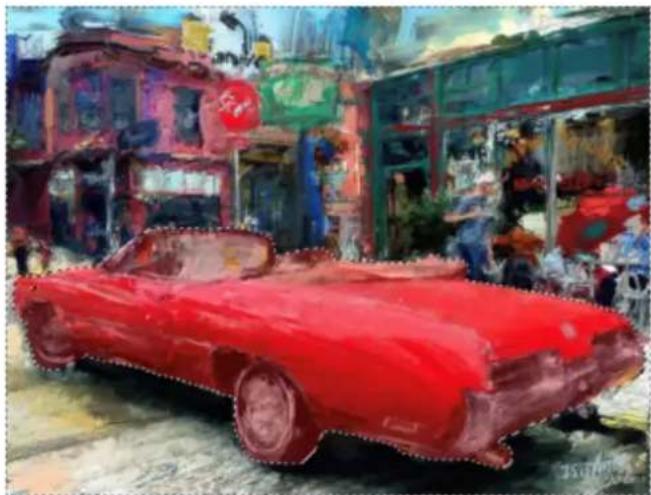 COREL Painter 2019 - Sélectionner des zones en peignant - 2
