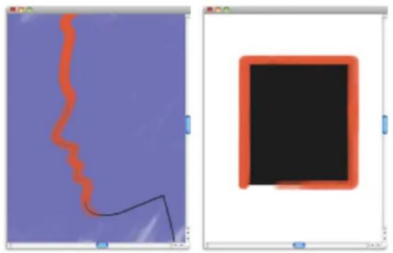 COREL Painter 2019 - Alignement des traits sur des tracés et des formes - 1