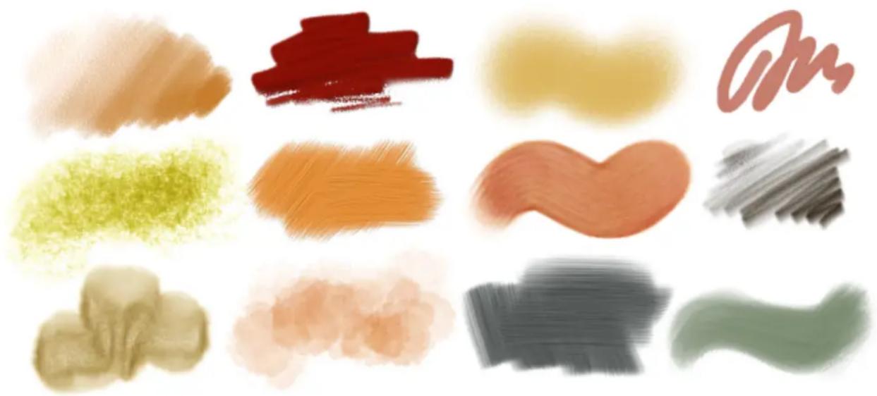 COREL Painter 2019 - Nouveau ! Bibliothèque Pinceaux Support naturel (Natural Media) - 1