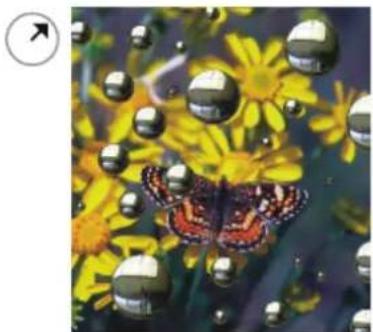 COREL Painter 2019 - Outil Métal liquide Exemple - 2