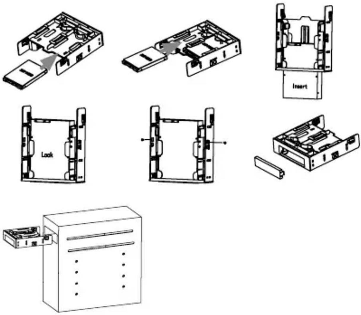 Icy Box IB5251 - Installation du disque dur - 1