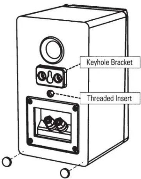 SVS Prime Bookshelf - Mounting Prime Satellite Using the Included Key-Hole Bracket - 1