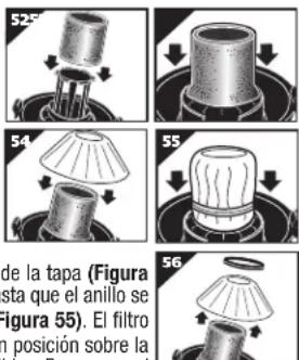 Shop-Vac SS12350A - ADVERTENCIA - SIempre DESCONECTE EL ENCHUFE DE LA TOMA DE CORRIENTE DE PARED ANTES DE RETIRAR LA CUBIERTA DEL DEPOSITO. - 1