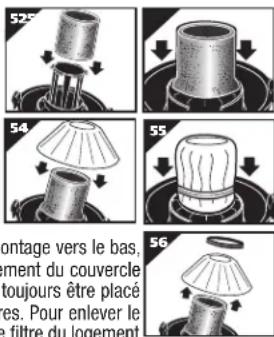 Shop-Vac SS12350A - A VERTISSEMENT - DEBRANCHES TOUJOURS LA FICHE DE LA PRESE MURALE AVANT DE RETIRER LE COUVERCLE DE LA CUVE. - 1